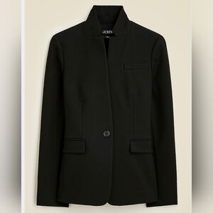 J. Crew Women's Black Regent Blazer in Four Season Stretch